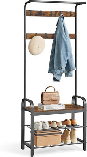 Hall tree entryway - bench, with